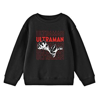 Boys 8-20 Ultraman White Line Art Long Sleeve Graphic Tee
