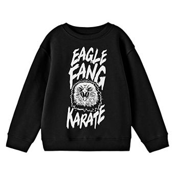 Boys 8-20 Cobra Kai Eagle Fang Karate Long Sleeve Graphic Pullover