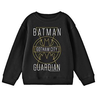 Boys 8-20 Batman Gotham City Guardian Long Sleeve Graphic Pullover