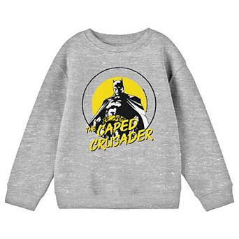 Boys 8-20 Batman The Caped Crusader Long Sleeve Graphic Pullover