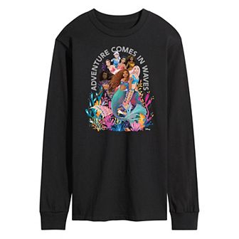Disney's The Little Mermaid Men's Adventure Comes In Waves Graphic Tee