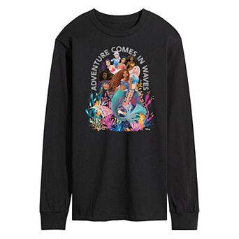 Disney's The Little Mermaid Men's Adventure Comes In Waves Graphic Tee