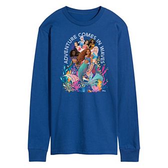 Disney's The Little Mermaid Men's Adventure Comes In Waves Graphic Tee