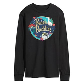 Disney's The Little Mermaid Men's Beach Buddies Graphic Tee