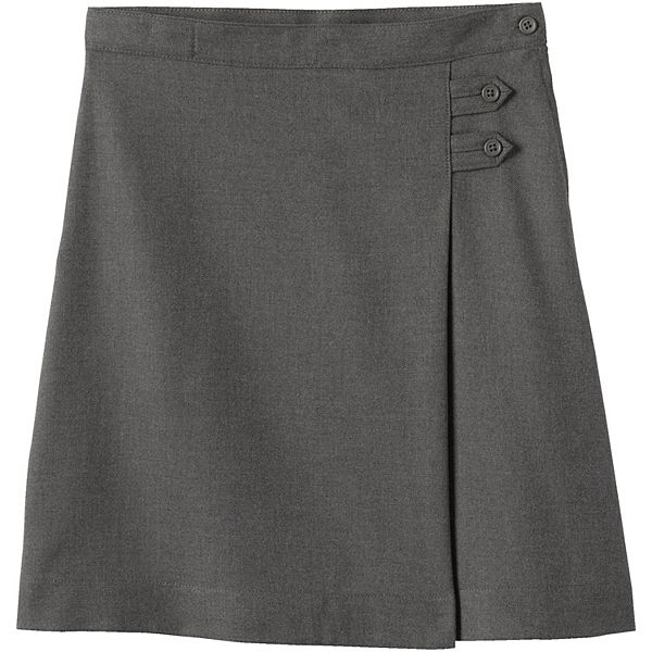 Girls 7-16 Lands' End School Uniform Below the Knee Slim Solid A-Line Skirt