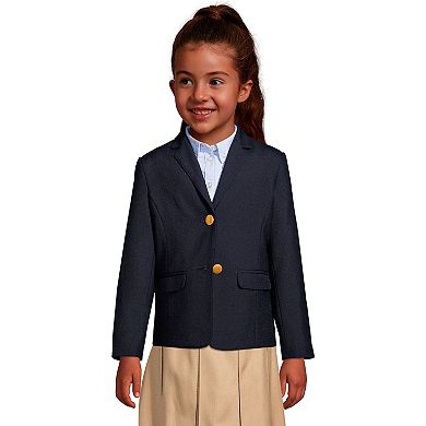 Girls 4-16 Lands' End School Uniform Hopsack Blazer