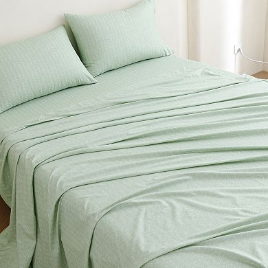 Altavida® Luxurious Soft Printed Microfiber Sheet Set with Pillowcases