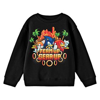 Boys 8-20 Sonic The Hedgehog Team Up Long Sleeve Graphic Pullover