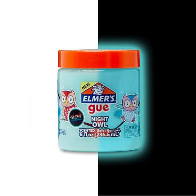 Elmer’s® Glue Premade Slime - Night Owl Glow in the Dark Slime