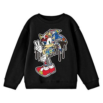 Boys 8-20 Sonic The Hedgehog Street Long Sleeve Graphic Pullover