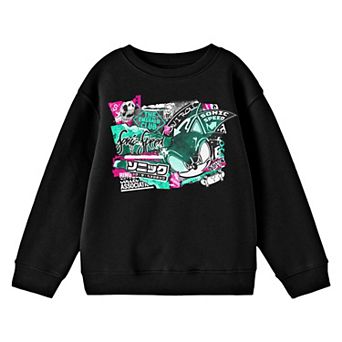 Boys 8-20 Sonic The Hedgehog Sonic Speed Street Long Sleeve Graphic Pullover