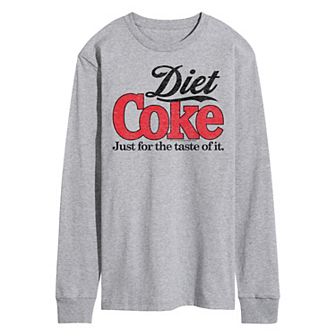 Men's Diet Coke Retro Logo Long Sleeve Graphic Tee