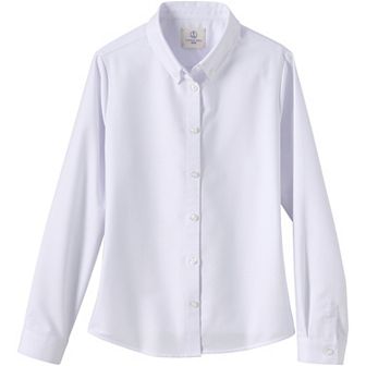 Girls 4-16 Lands' End School Uniform Long Sleeve Oxford Dress Shirt