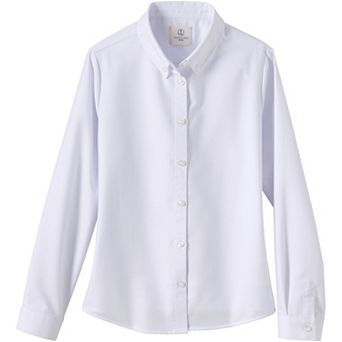 Girls 4-16 Lands' End School Uniform Long Sleeve Oxford Dress Shirt