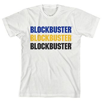 Boys 8-20 Blockbuster Triple Logo Short Sleeve Graphic Tee