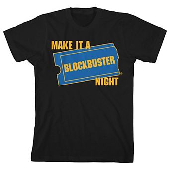 Boys 8-20 Blockbuster Make It A Blockbuster Night Graphic Tee