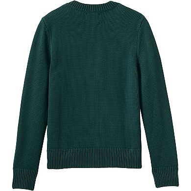 Boy's 2-20 Lands' End School Uniform Modal Button Front Cardigan Sweater