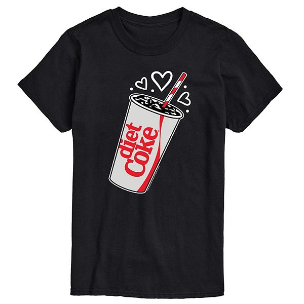 Men's Diet Coke Heart Bubbles Graphic Tee