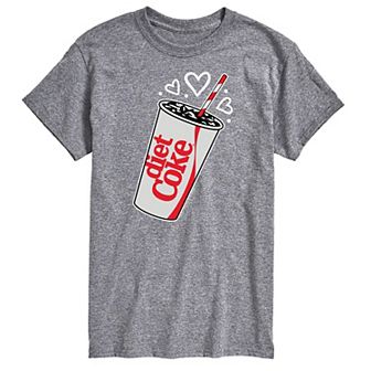 Men's Diet Coke Heart Bubbles Graphic Tee