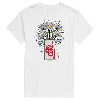Men's Diet Coke Flowers With Coke Can Graphic Tee