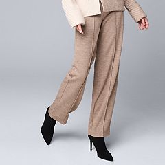 Simply Vera NWT Vera Wang Moisture Wicking Quick Dry Pull On Pants, Khaki