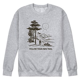 Men's Follow Your Own Trail Fleece Sweatshirt