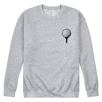 Men's Golf Ball Tee on Tee Fleece Sweatshirt