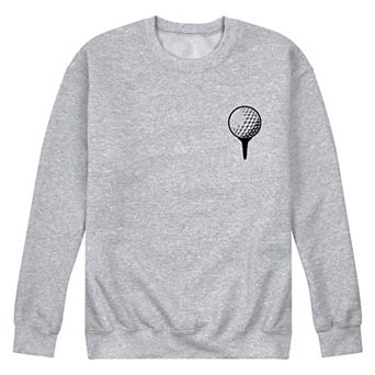 Men's Golf Ball Tee on Tee Fleece Sweatshirt