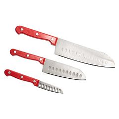 Rachael Ray Cutlery Japanese Stainless Steel 3-Pc. Chef's Knife