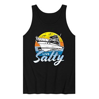 Men's Live Salty Graphic Tank Top