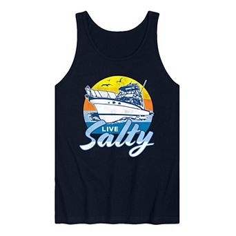 Men's Live Salty Graphic Tank Top