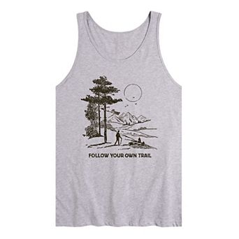 Men's Follow Your Own Trail Graphic Tank Top