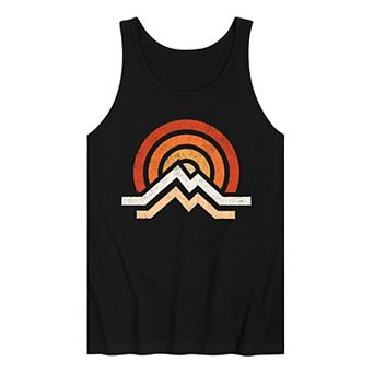 Men's Simple Mountains Graphic Tank Top