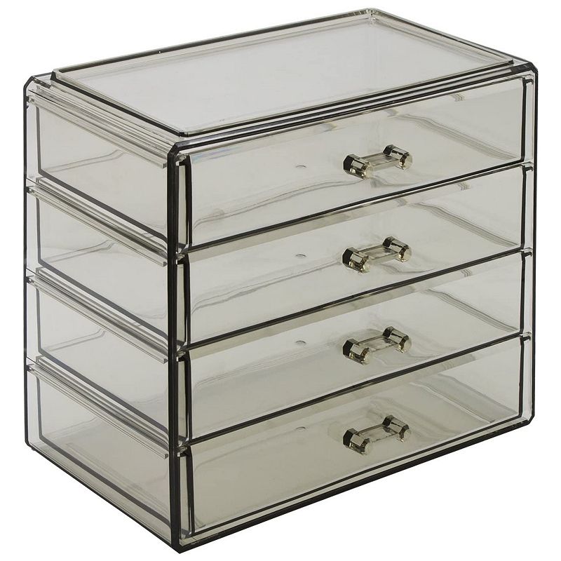 Sorbus 4-drawer Storage Case, Black
