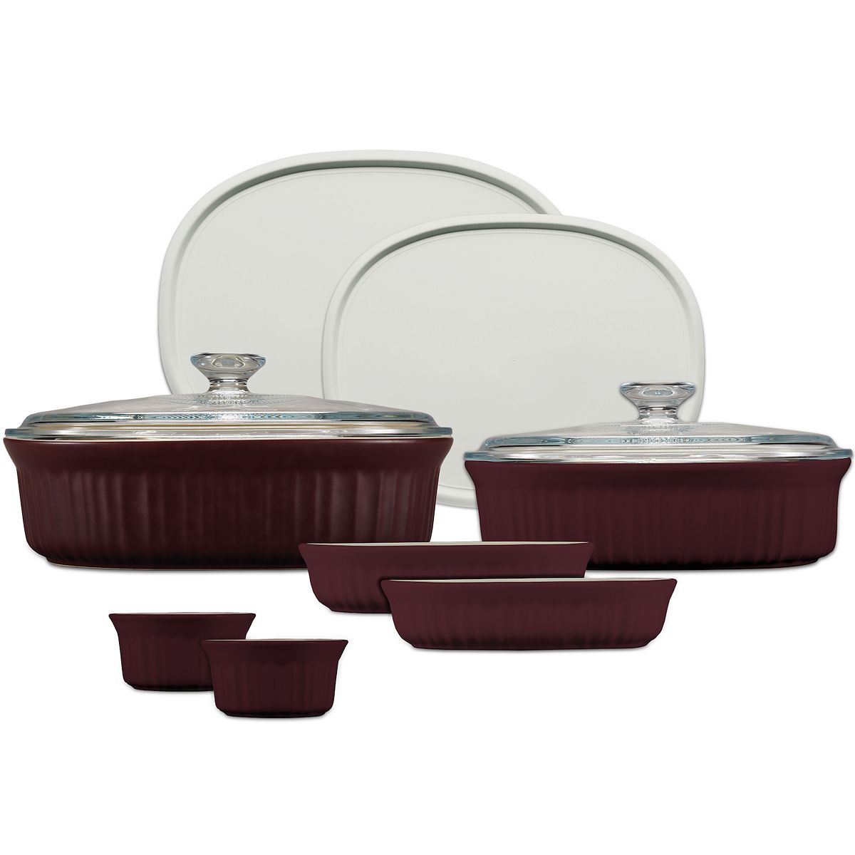 CorningWare French 10-pc. Bakeware Set - Cabernet