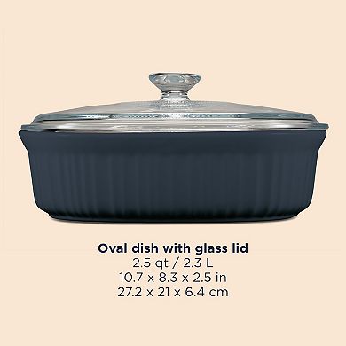 CorningWare French 2.5-qt. Oval Baking Dish