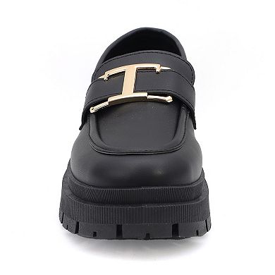 Yoki Simmons Women's Lug Sole Loafers