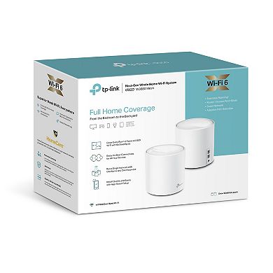 TP-Link Deco W3600AX1800 Whole Home Mesh Wi-Fi 6 System 2-pk.