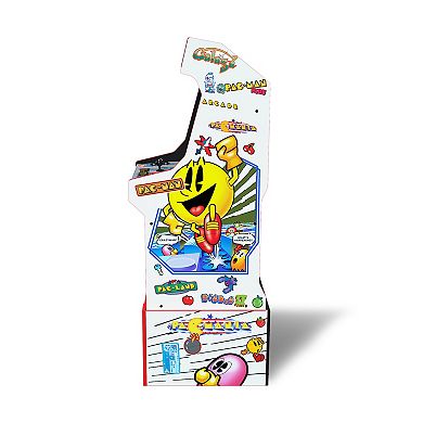 Arcade1Up PAC-MAN Customizable Arcade Game Featuring PAC-MANIA (Includes 14 Games and 100 Bonus Stickers)