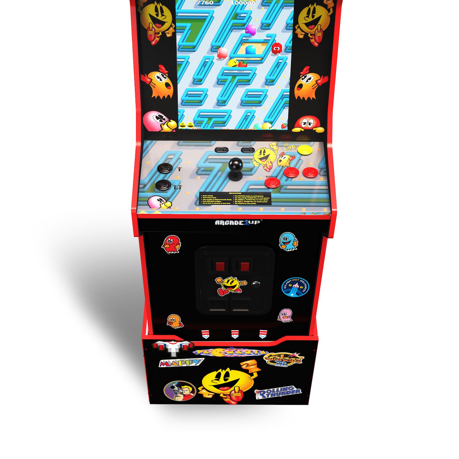 Arcade 1 Up PAC-MAN Customizable Arcade Game Featuring PAC-MANIA ...