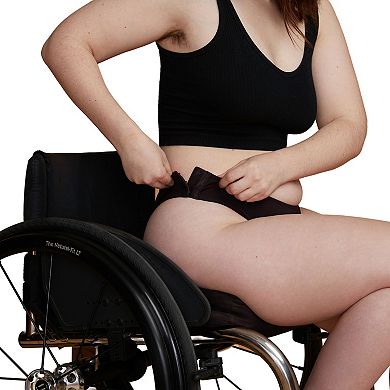 Women's Slick Chicks Adaptive Accessible High Cut Brief Panty