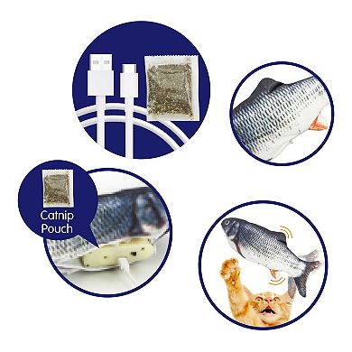 Samsonico Electric Floppy Fish Cat Toy