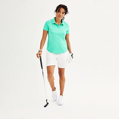 Women's Tek Gear® Curved Hem Golf Polo