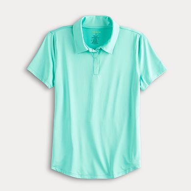 Women's Tek Gear® Curved Hem Golf Polo