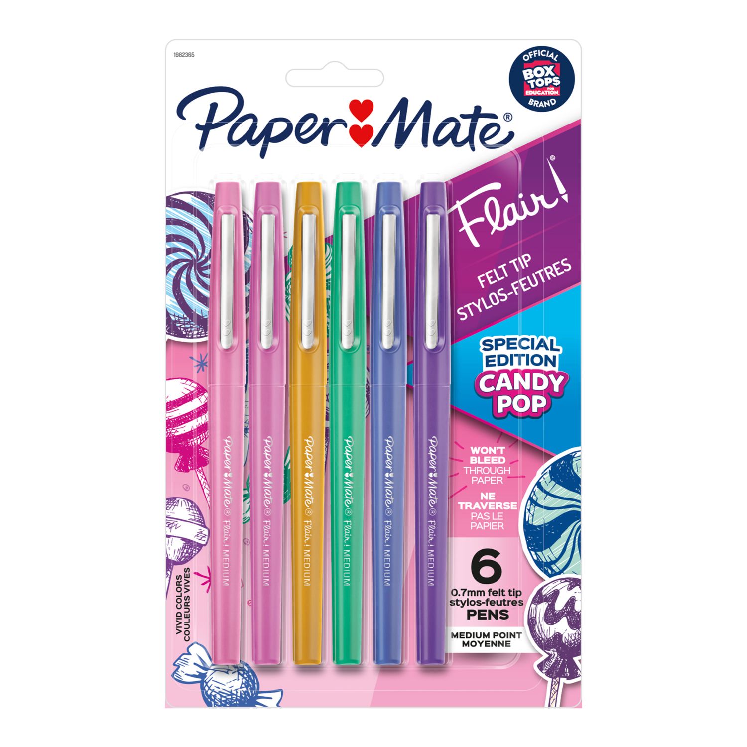 WallDeca Felt Tip Pens, Fine Point (0.5mm), Assorted Rainbow Colors, 12  Count | Made for Everyday Writing, Journals, Notes and Doodling (12-Pack)
