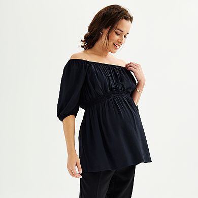 Maternity Sonoma Goods For Life® Square Neck Babydoll Top