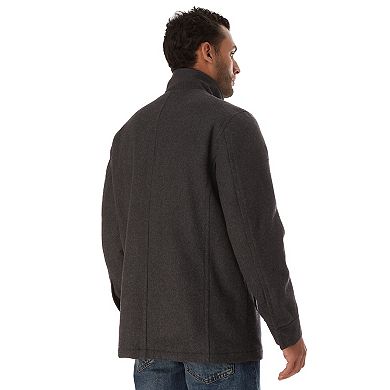 Big & Tall Apt. 9 Wool Multi-pocket Car Coat