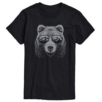 Men's Mountain Bear Sunglasses Graphic Tee