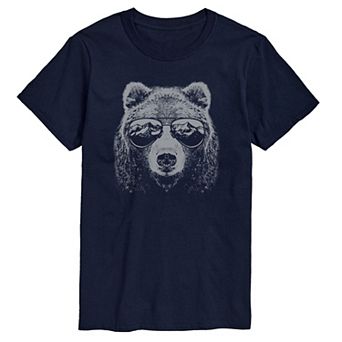 Men's Mountain Bear Sunglasses Graphic Tee