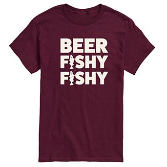 Men's Beer Fishy Fishy Graphic Tee
